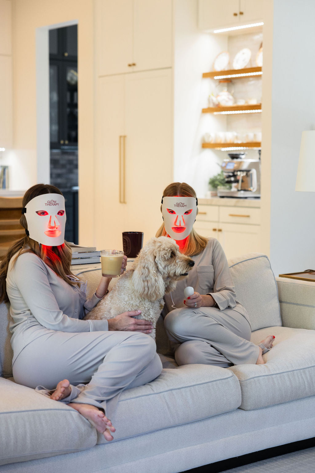 GlowMax Pro LED Light Therapy Face Mask | Professional 8-Light Treatment - Glow Therapy