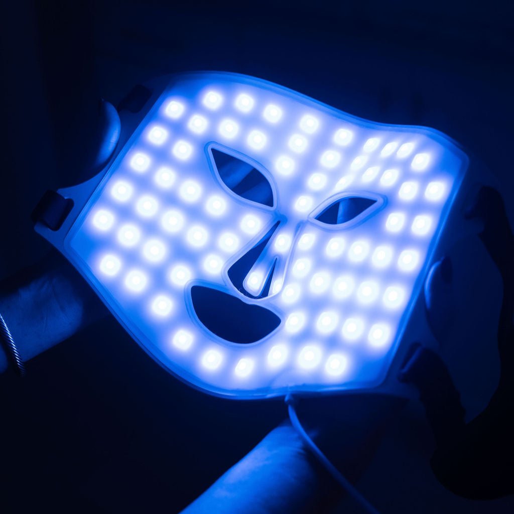 Blue Light LED Therapy Glow Therapy Light Mask - Best LED Light Mask