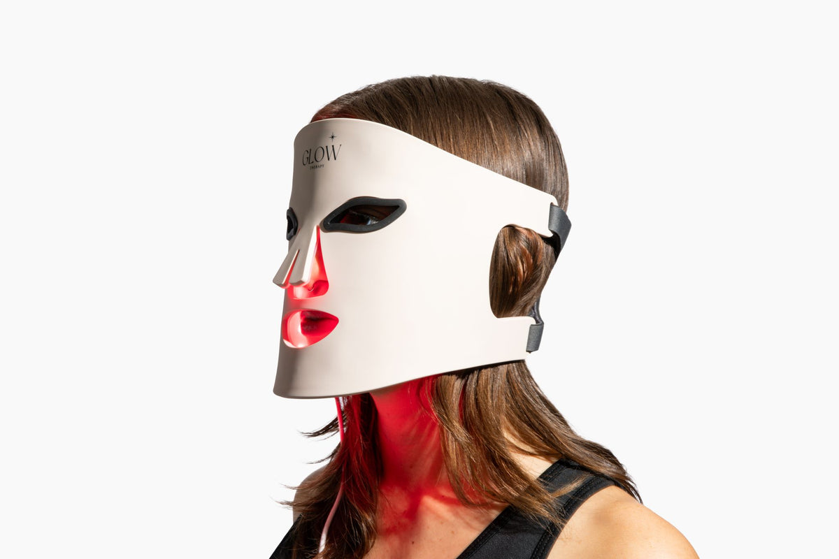 GlowMax Pro LED Light Therapy Face Mask | Professional 8-Light ...